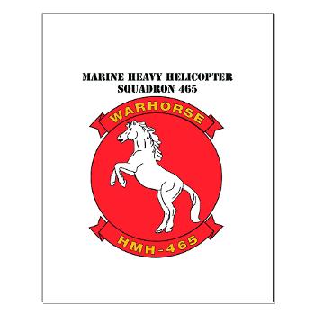 MHHS465 - M01 - 02 - Marine Heavy Helicopter Squadron 465 with Text Small Poster