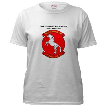MHHS465 - A01 - 04 - Marine Heavy Helicopter Squadron 465 with Text Women's T-Shirt - Click Image to Close