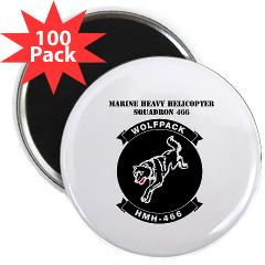 MHHS466 - M01 - 01 - Marine Heavy Helicopter Squadron 466 with Text 2.25" Magnet (100 pack) - Click Image to Close