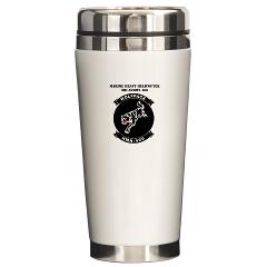 MHHS466 - M01 - 03 - Marine Heavy Helicopter Squadron 466 with Text Ceramic Travel Mug