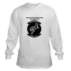 MHHS466 - A01 - 03 - Marine Heavy Helicopter Squadron 466 with Text Long Sleeve T-Shirt