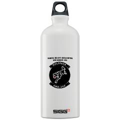 MHHS466 - M01 - 03 - Marine Heavy Helicopter Squadron 466 with Text Sigg Water Bottle 1.0L
