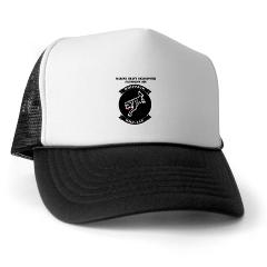 MHHS466 - A01 - 02 - Marine Heavy Helicopter Squadron 466 with Text Trucker Hat