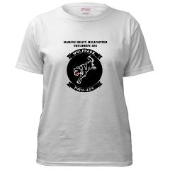 MHHS466 - A01 - 04 - Marine Heavy Helicopter Squadron 466 with Text Women's T-Shirt