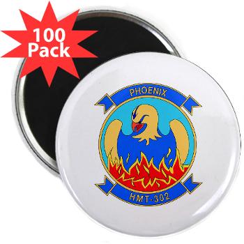 MHHTS302 - M01 - 01 - Marine Heavy Helicopter Training Squadron 302 (HMHT-302) 2.25" Magnet (100 pack)