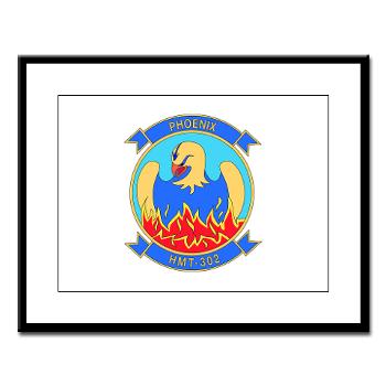 MHHTS302 - M01 - 02 - Marine Heavy Helicopter Training Squadron 302 (HMHT-302) Large Framed Print