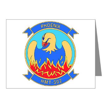 MHHTS302 - M01 - 02 - Marine Heavy Helicopter Training Squadron 302 (HMHT-302) Note Cards (Pk of 20) - Click Image to Close