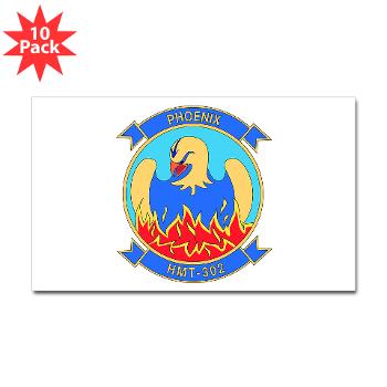 MHHTS302 - M01 - 01 - Marine Heavy Helicopter Training Squadron 302 (HMHT-302) Sticker (Rectangle 10 pk) - Click Image to Close