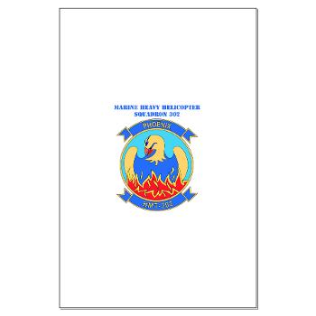 MHHTS302 - M01 - 02 - Marine Heavy Helicopter Training Squadron 302 (HMHT-302) with Text Large Poster