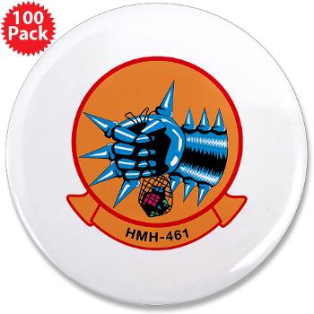 MHS461 - M01 - 01 - Marine Heavy Helicopter Squadron 461 (HMH-461) - 3.5" Button (100 pack) - Click Image to Close