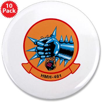 MHS461 - M01 - 01 - Marine Heavy Helicopter Squadron 461 (HMH-461) - 3.5" Button (10 pack)