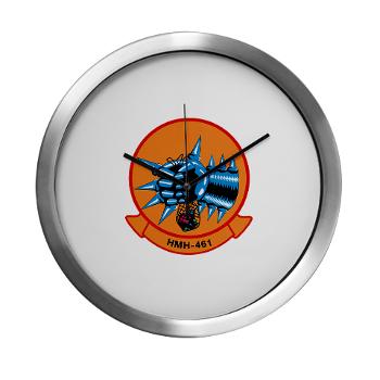 MHS461 - M01 - 03 - Marine Heavy Helicopter Squadron 461 (HMH-461) - Modern Wall Clock - Click Image to Close
