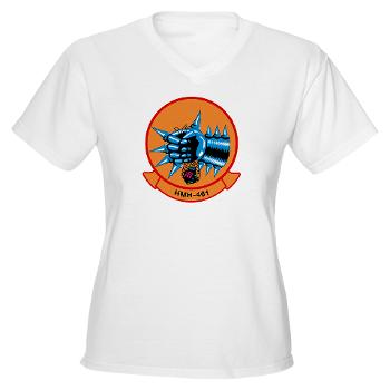 MHS461 - A01 - 04 - Marine Heavy Helicopter Squadron 461 (HMH-461) - Women's V-Neck T-Shirt - Click Image to Close