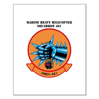 MHS461 - M01 - 02 - Marine Heavy Helicopter Squadron 461 (HMH-461) with Text - Small Poster