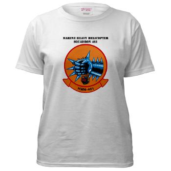 MHS461 - A01 - 04 - Marine Heavy Helicopter Squadron 461 (HMH-461) with Text - Women's T-Shirt
