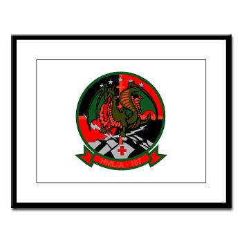 MLAHS167 - M01 - 02 - Marine Light Attack Helicopter Squadron 167 (HMLA-167) Large Framed Print - Click Image to Close