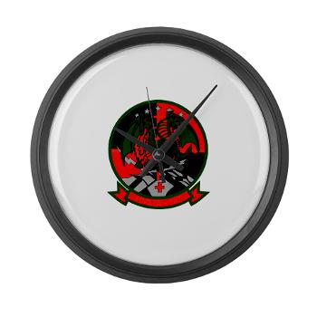 MLAHS167 - M01 - 03 - Marine Light Attack Helicopter Squadron 167 (HMLA-167) Large Wall Clock
