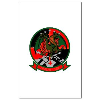 MLAHS167 - M01 - 02 - Marine Light Attack Helicopter Squadron 167 (HMLA-167) Mini Poster Print