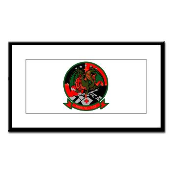 MLAHS167 - M01 - 02 - Marine Light Attack Helicopter Squadron 167 (HMLA-167) Small Framed Print - Click Image to Close