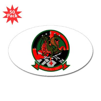 MLAHS167 - M01 - 01 - Marine Light Attack Helicopter Squadron 167 (HMLA-167) Sticker (Oval 50 pk)