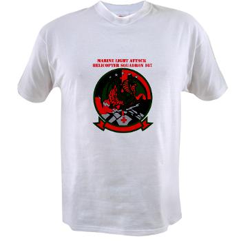 MLAHS167 - A01 - 04 - Marine Light Attack Helicopter Squadron 167 (HMLA-167) with Text Value T-Shirt - Click Image to Close