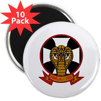 MLAHS169 - M01 - 01 - Marine Light Attack Helicopter Squadron 169 - 2.25" Magnet (10 pack) - Click Image to Close