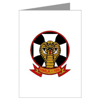 MLAHS169 - M01 - 02 - Marine Light Attack Helicopter Squadron 169 - Greeting Cards (Pk of 10) - Click Image to Close