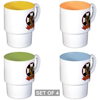MLAHS169 - M01 - 03 - Marine Light Attack Helicopter Squadron 169 - Stackable Mug Set (4 mugs) - Click Image to Close