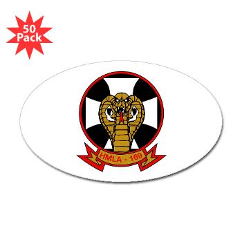 MLAHS169 - M01 - 01 - Marine Light Attack Helicopter Squadron 169 - Sticker (Oval 50 pk) - Click Image to Close