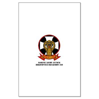 MLAHS169 - M01 - 02 - Marine Light Attack Helicopter Squadron 169 with Text - Large Poster