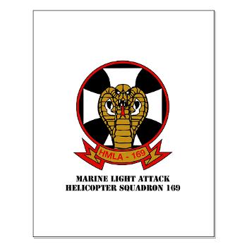 MLAHS169 - M01 - 02 - Marine Light Attack Helicopter Squadron 169 with Text - Small Poster