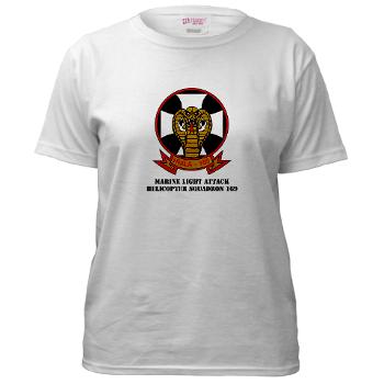 MLAHS169 - A01 - 04 - Marine Light Attack Helicopter Squadron 169 with Text - Women's T-Shirt