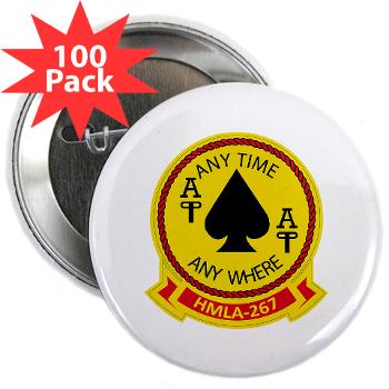 MLAHS267 - M01 - 01 - Marine Lt Atk Helicopter Squadron 267 2.25" Button (100 pack)