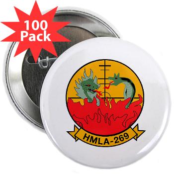 MLAHS269 - M01 - 01 - Marine Light Attack Helicopter Squadron 269 (HMLA-269) - 2.25" Button (100 pack) - Click Image to Close