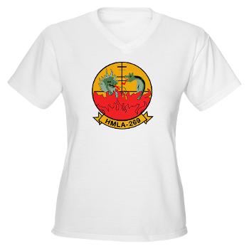 MLAHS269 - A01 - 04 - Marine Light Attack Helicopter Squadron 269 (HMLA-269) - Women's V-Neck T-Shirt - Click Image to Close