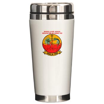 MLAHS269 - M01 - 03 - Marine Light Attack Helicopter Squadron 269 (HMLA-269) with Text - Ceramic Travel Mug