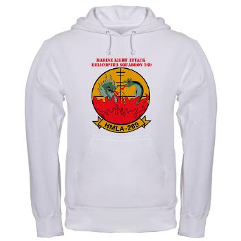 MLAHS269 - A01 - 03 - Marine Light Attack Helicopter Squadron 269 (HMLA-269) with Text - Hooded Sweatshirt - Click Image to Close