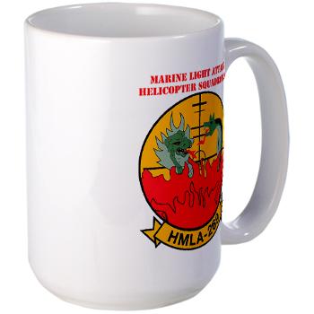 MLAHS269 - M01 - 03 - Marine Light Attack Helicopter Squadron 269 (HMLA-269) with Text - Large Mug - Click Image to Close