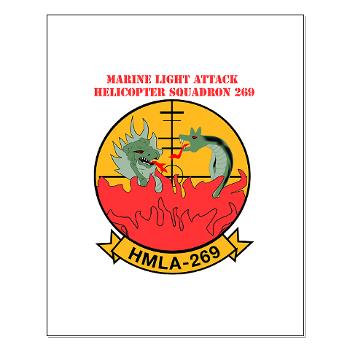 MLAHS269 - M01 - 02 - Marine Light Attack Helicopter Squadron 269 (HMLA-269) with Text - Small Poster