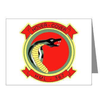 MLAHS367 - M01 - 02 - Marine Lt Atk Helicopter Squadron 367 Note Cards (Pk of 20)