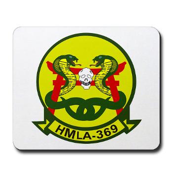 MLAHS369 - M01 - 03 - Marine Lt Atk Helicopter Squadron 369 Mousepad