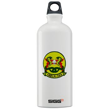 MLAHS369 - M01 - 03 - Marine Lt Atk Helicopter Squadron 369 Sigg Water Bottle 1.0L - Click Image to Close