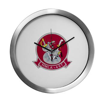 MLAHS467 - M01 - 03 - Marine Light Attack Helicopter Squadron 467 (HMLA-467) - Modern Wall Clock
