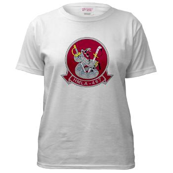 MLAHS467 - A01 - 04 - Marine Light Attack Helicopter Squadron 467 (HMLA-467) - Women's T-Shirt