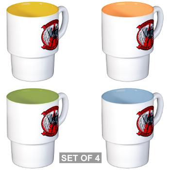 MLAHS469 - M01 - 03 - Marine Light Attack Helicopter Squadron 469 - Stackable Mug Set (4 mugs) - Click Image to Close