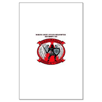 MLAHS469 with Text - M01 - 02 - Marine Light Attack Helicopter Squadron 469 with Text - Large Poster