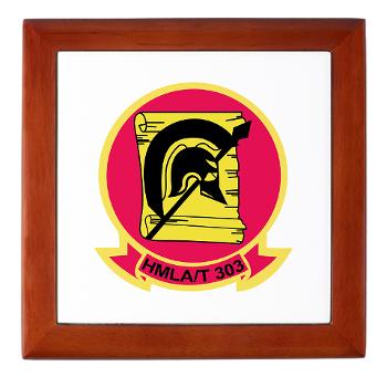 MLATS303 - M01 - 03 - Marine Lt Atk Training Squadron 303 - Keepsake Box