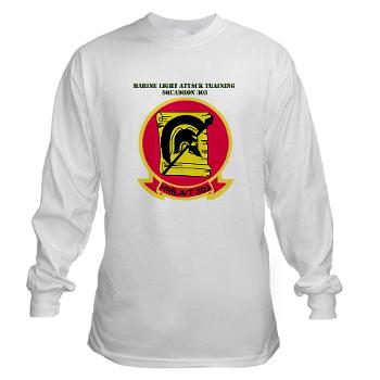 MLATS303 - A01 - 03 - Marine Lt Atk Training Squadron 303 with Text - Long Sleeve T-Shirt