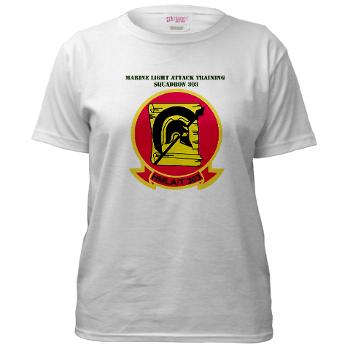 MLATS303 - A01 - 04 - Marine Lt Atk Training Squadron 303 with Text - Women's T-Shirt