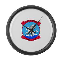 MMHS163 - M01 - 03 - Marine Medium Helicopter Squadron 163 - Large Wall Clock - Click Image to Close
